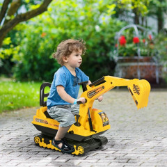 Excavator pentru copii cu cupă mobilă 78 x 24 x 58,5 cm | galben č.3