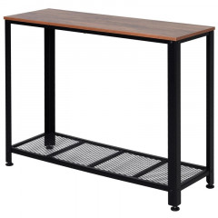 Măsuță console 101 x 35 x 80 cm | negru + maro č.3