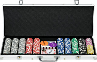 Set de poker portabil cu 500 de jetoane | 56 x 23,5 x 6,5 cm č.1