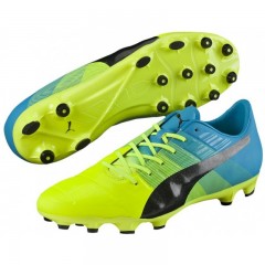 Ghete de fotbal Puma evoPOWER 1.3 AG 10352601 | Yellow | mărimea 44,5 (US 11 / UK 10) č.1